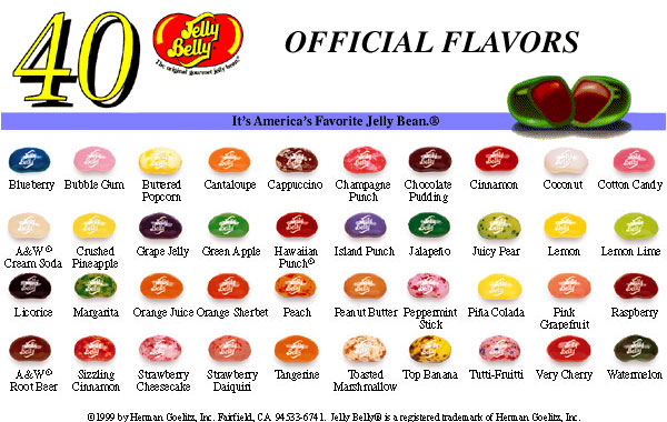jelly beans !